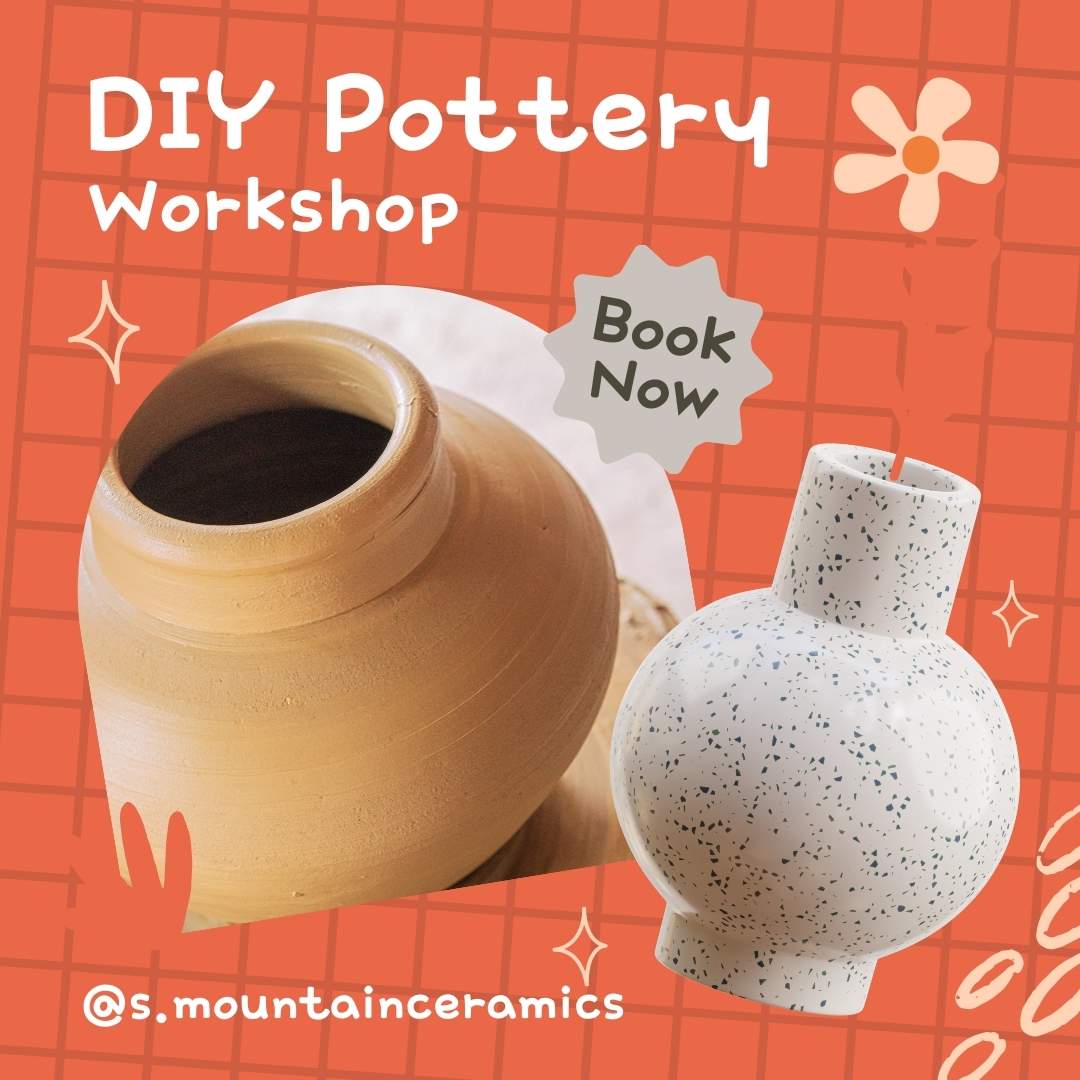 DIY Pottery Workshop branded artwork
